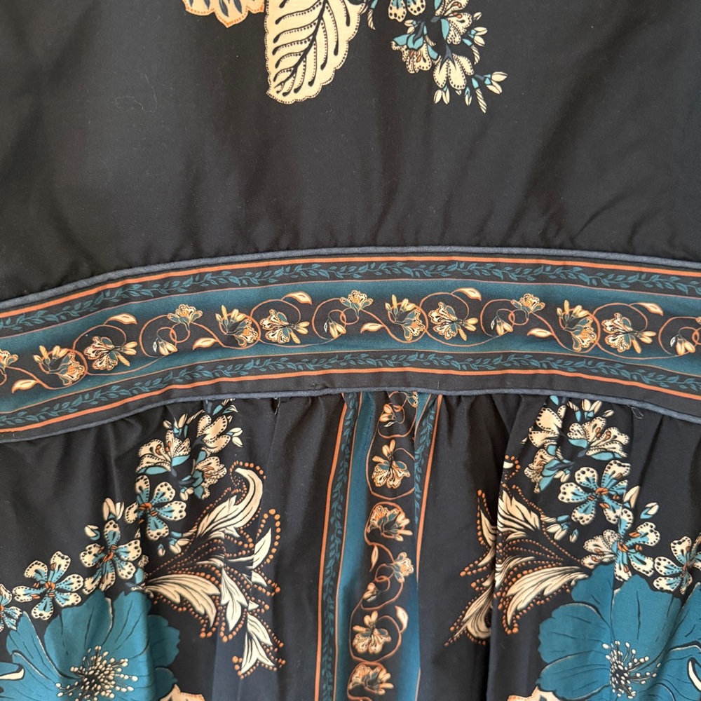 NWT Farm Rio Blossom Tapestry Black Dress - Size Medium - Picture 10 of 16